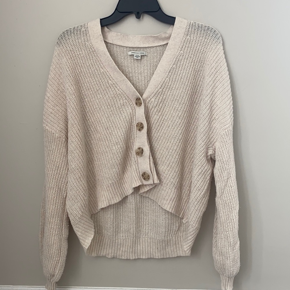 american eagle cardigan sweater
